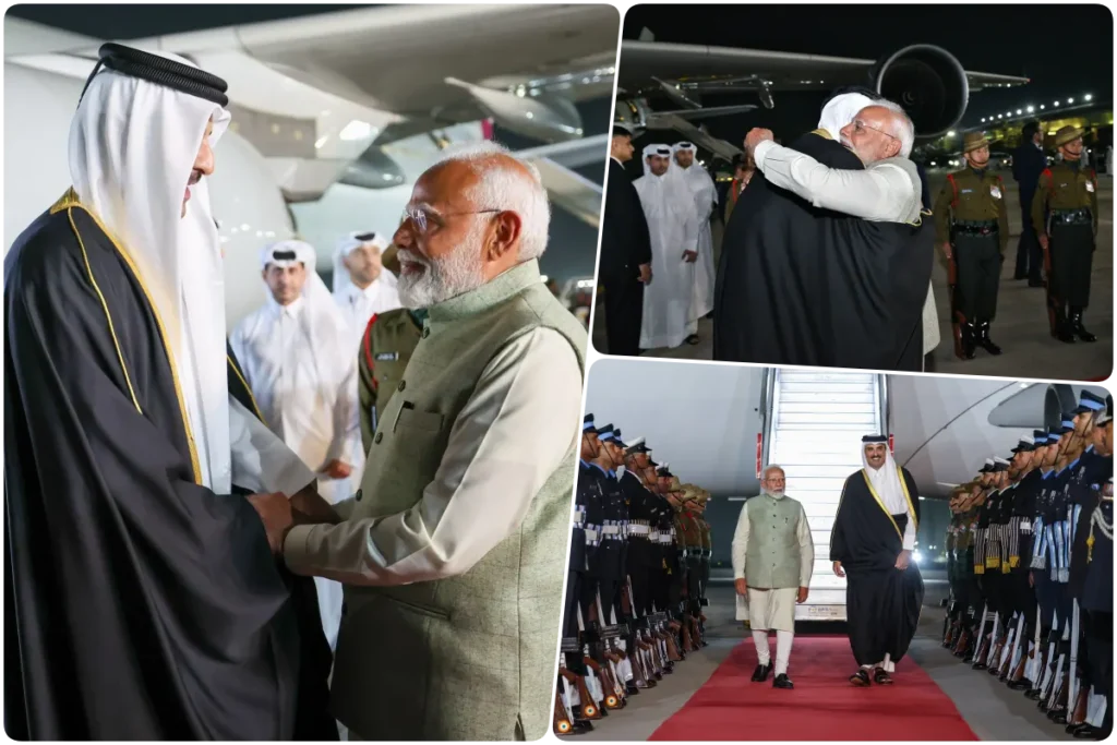 PM Modi and Emir of Qatar