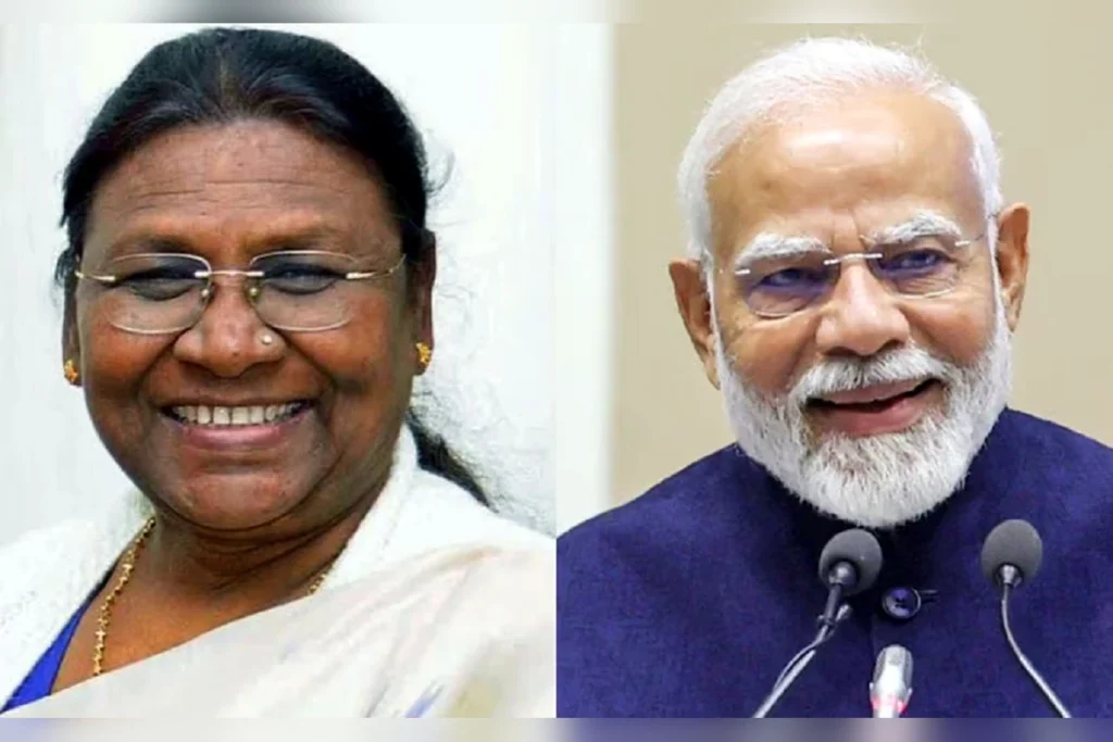 pm modi and president murmu