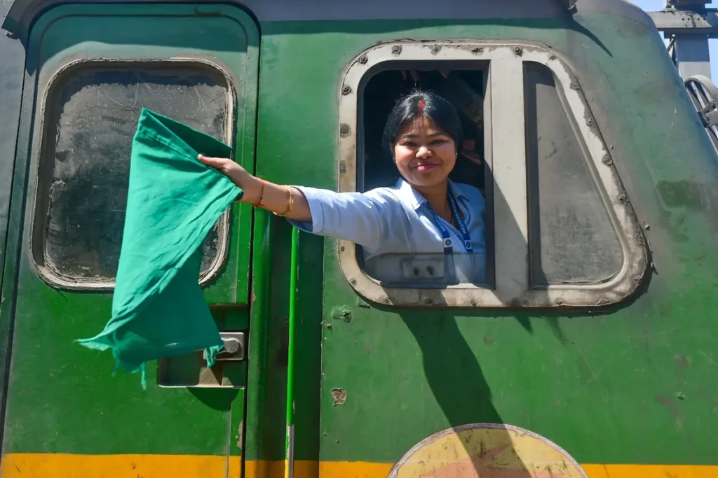 women employee in indian railway