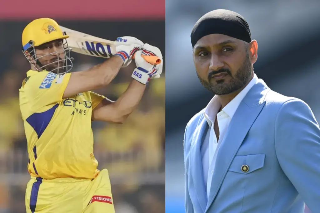 Harbhajan Singh and MS Dhoni