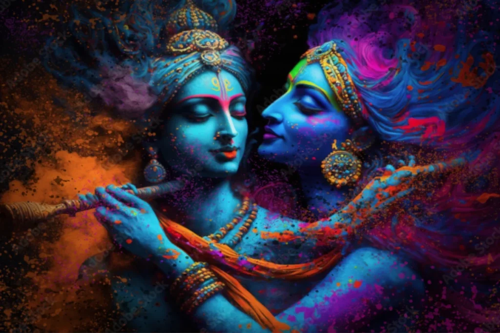 radha krishna Holi