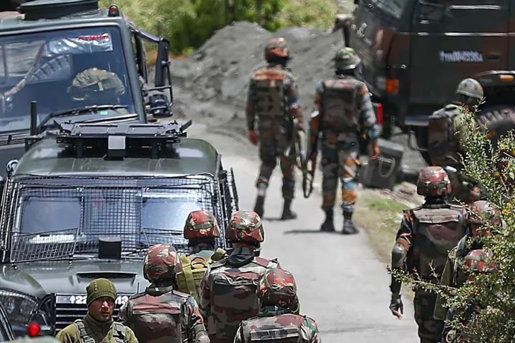 J&K Terrorist encounter Indian Army