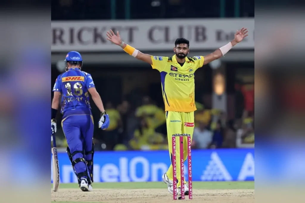 Khaleel Ahmed IPL 2025 CSK vs MI