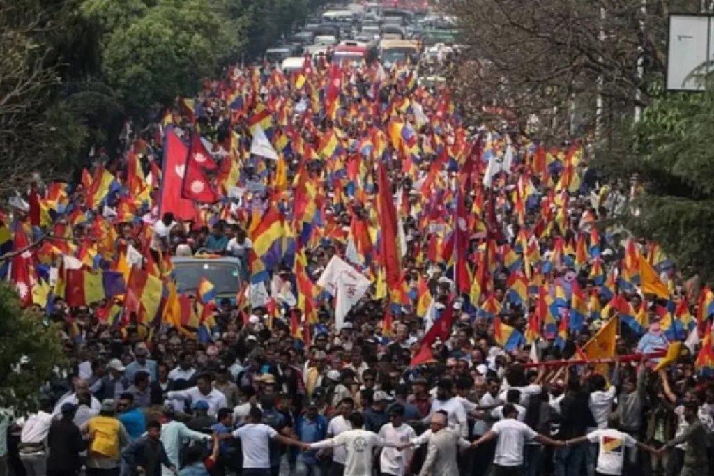 Nepal Hindu Rashtra Protest