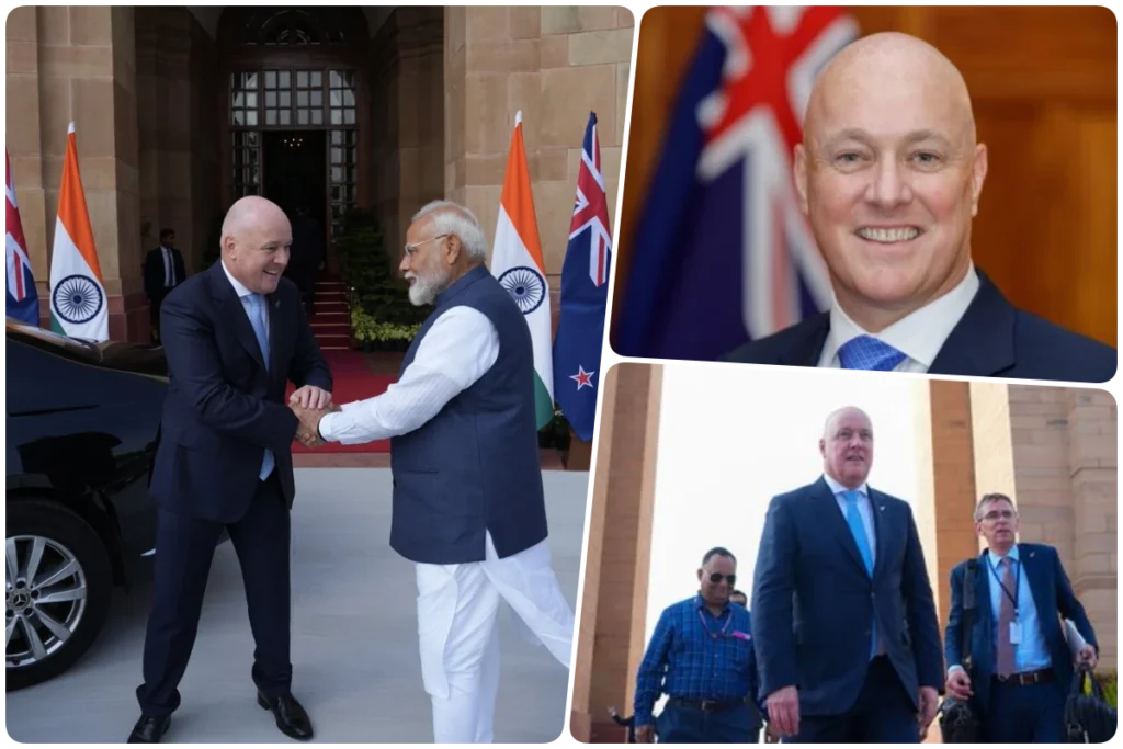 New Zealand PM India visit