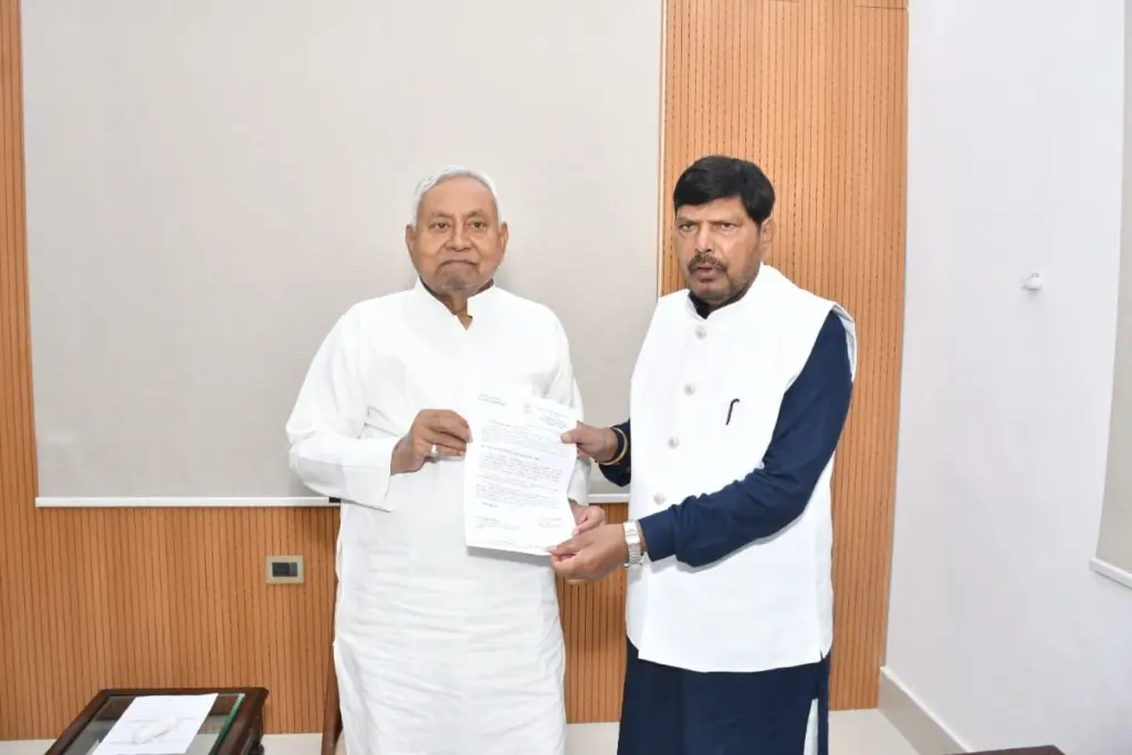 Nitish Kumar and Ramdas Athawle, Mahabodhi Temple Act 1949