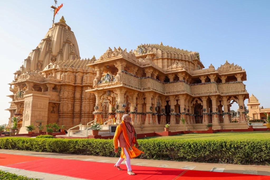 PM Modi at Somnath Temple