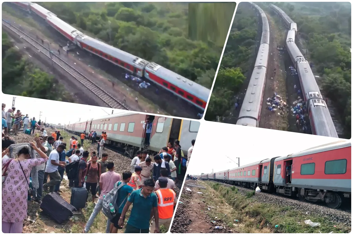 Odisha Train Derailed: ओडिशा में पटरी से उतरे कामाख्या एक्सप्रेस के 11 AC कोच, 1 यात्री की मौत; 8 घायल- VIDEO