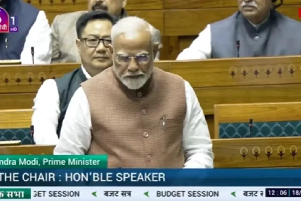 PM Modi In Lok Sabha