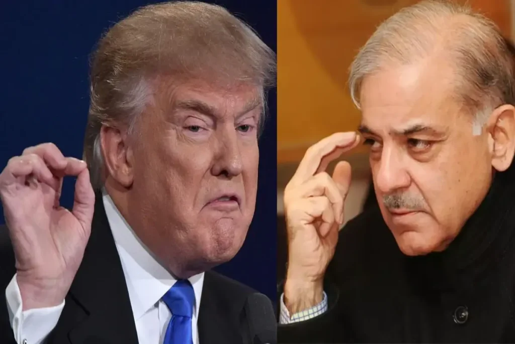 Donald Trump and Shahbaz sharif