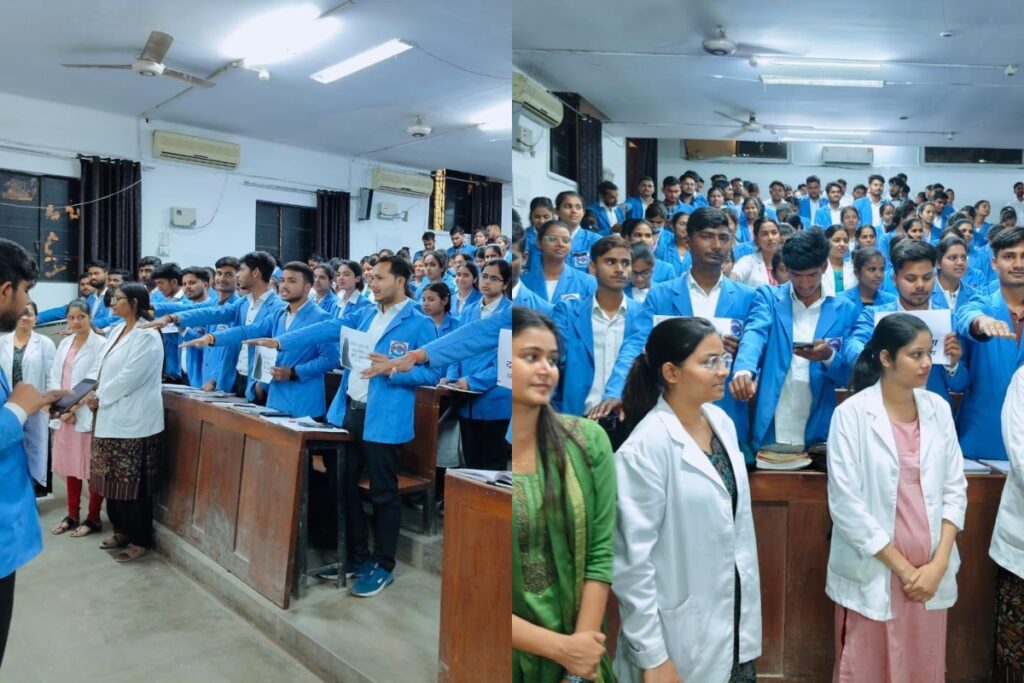 students took oath for a dowry free and drug free India