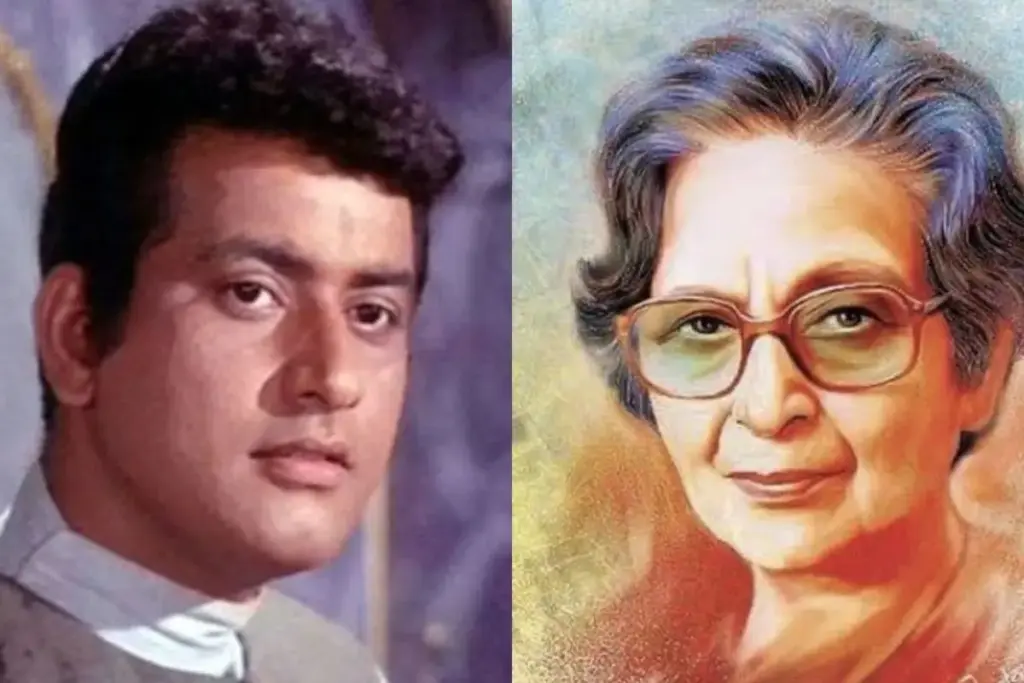 Manoj Kumar and Amrita pritam