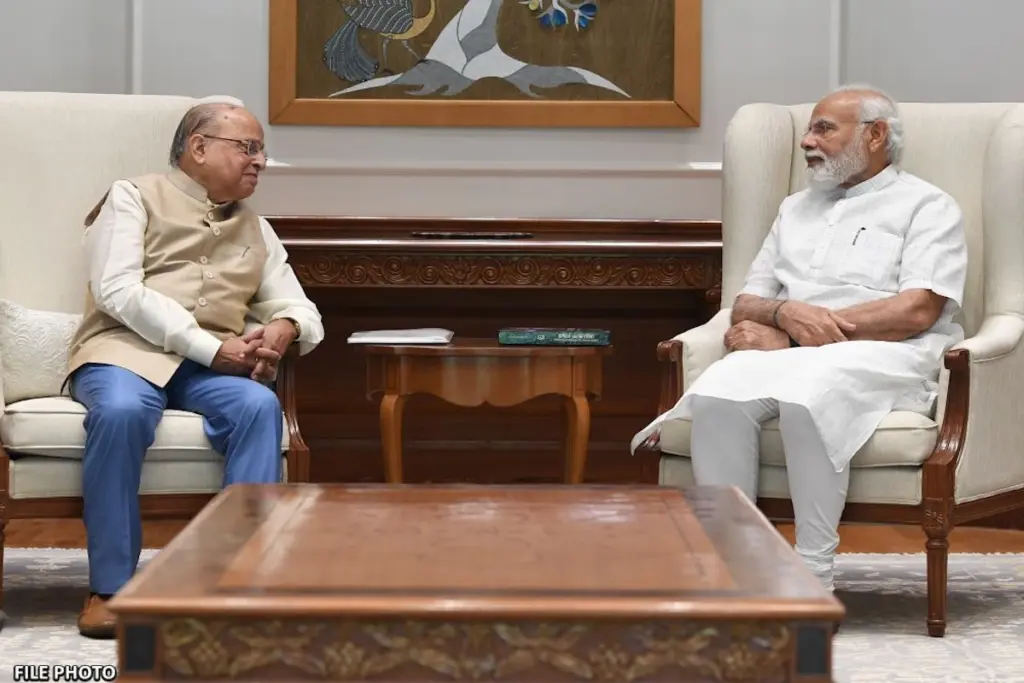 Dr. K Kasturirangan and PM Modi