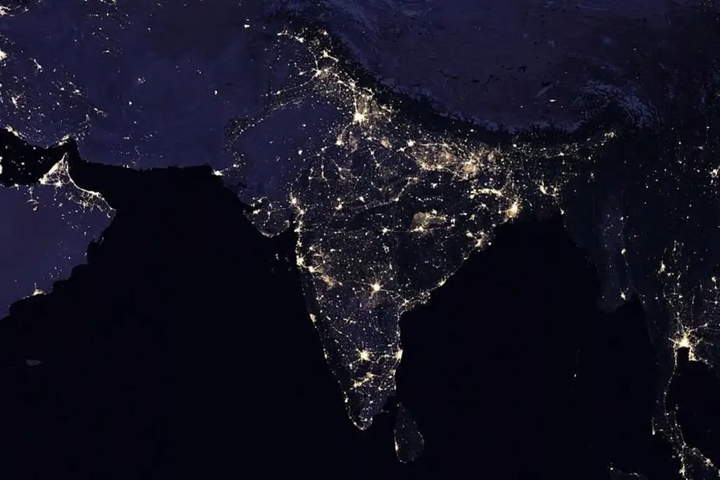India from space