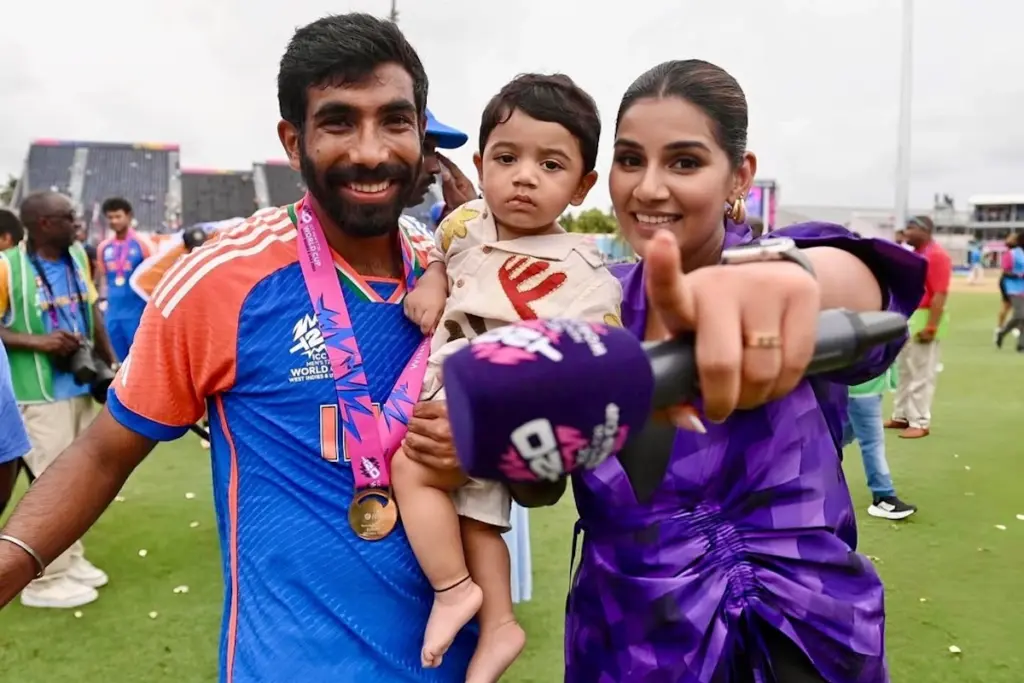 Bumrah Son Trolling, Jasprit Bumrah and Sanjana Ganeshan