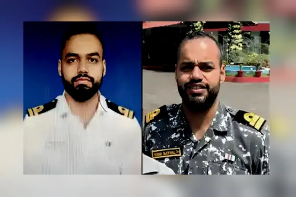 Lieutenant Vinay Narwal and Corporal Tage Hailiang of the Air Force