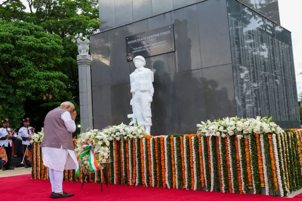 PM Modi Srilanka Visit, IPKF memorial tribute, Indian Peace Keeping Force