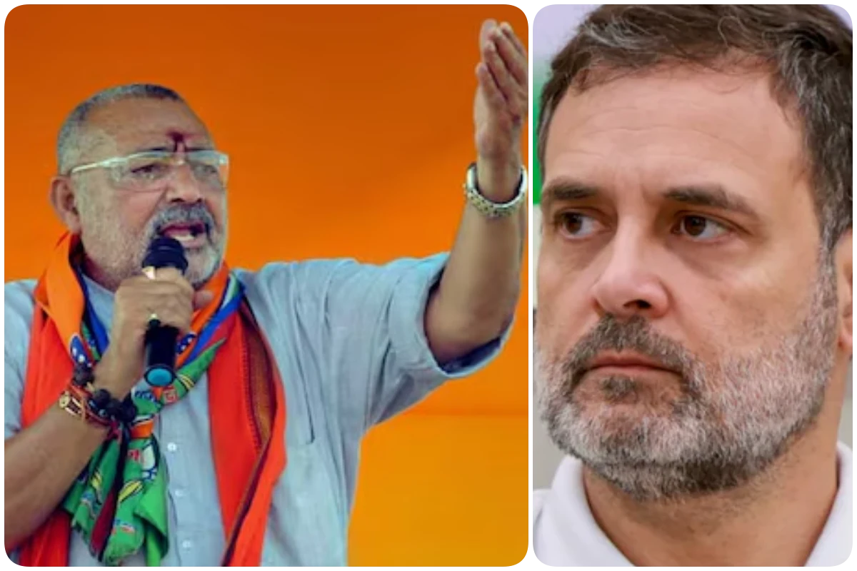 गिरिराज सिंह ने राहुल गांधी पर कसा तंज, बोले- पहले अपना पलायन तो बचा लें