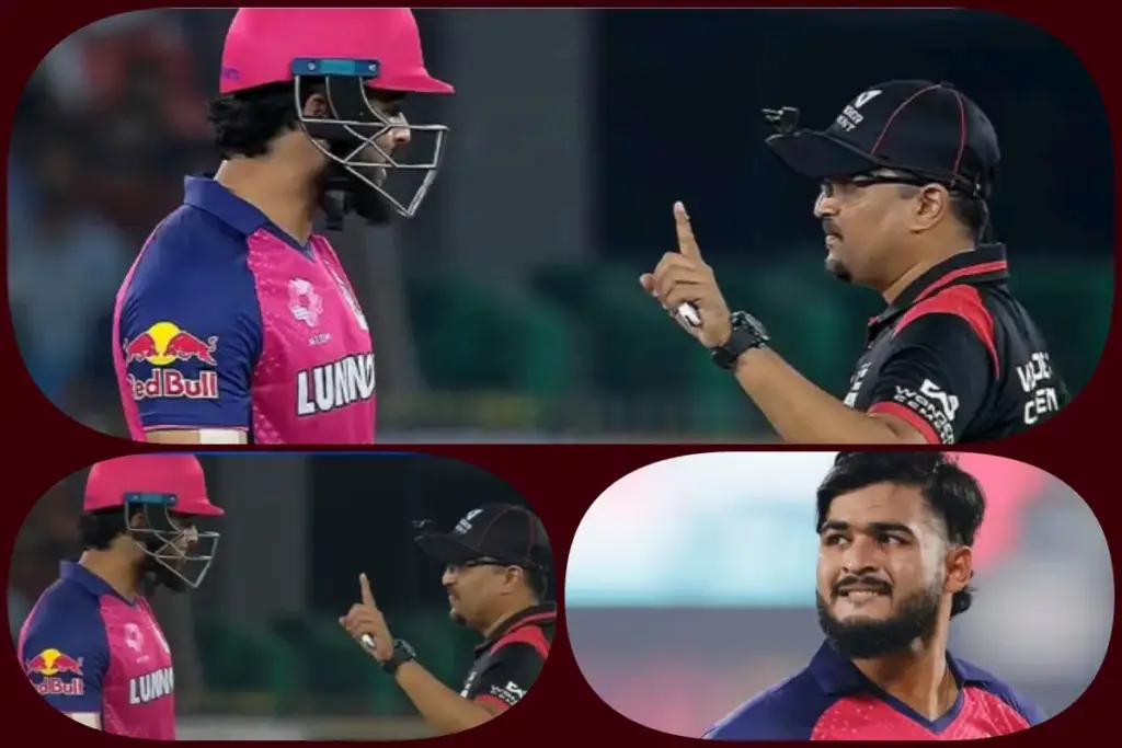 Riyan Parag wicket controversy