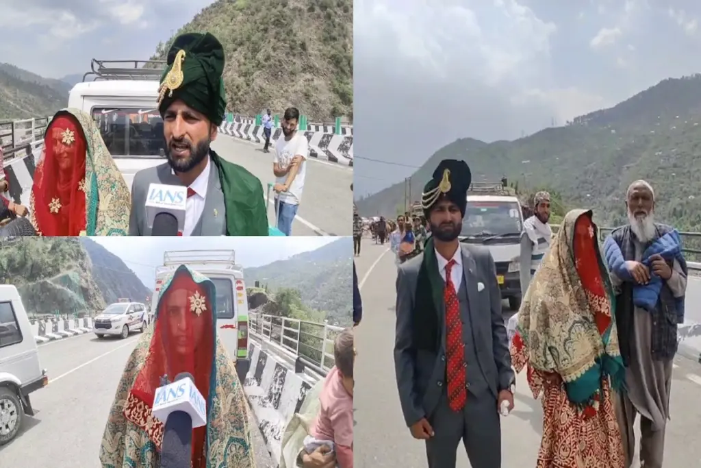 ramban-rain-landslide-army-help-wedding-couple​