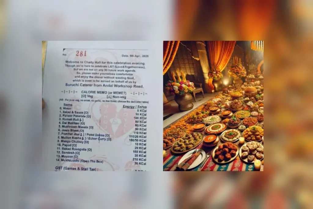 Wedding Menu
