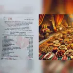 Wedding Menu