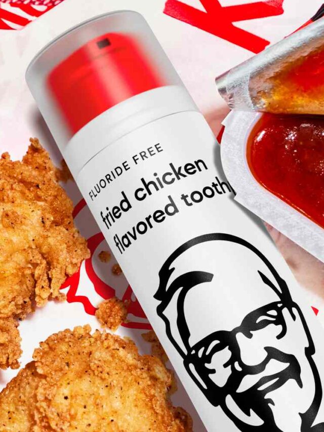 KFC का फ्राइड चिकन फ्लेवर टूथपेस्ट: बाजार में आते ही हो गया सेल आउट!
