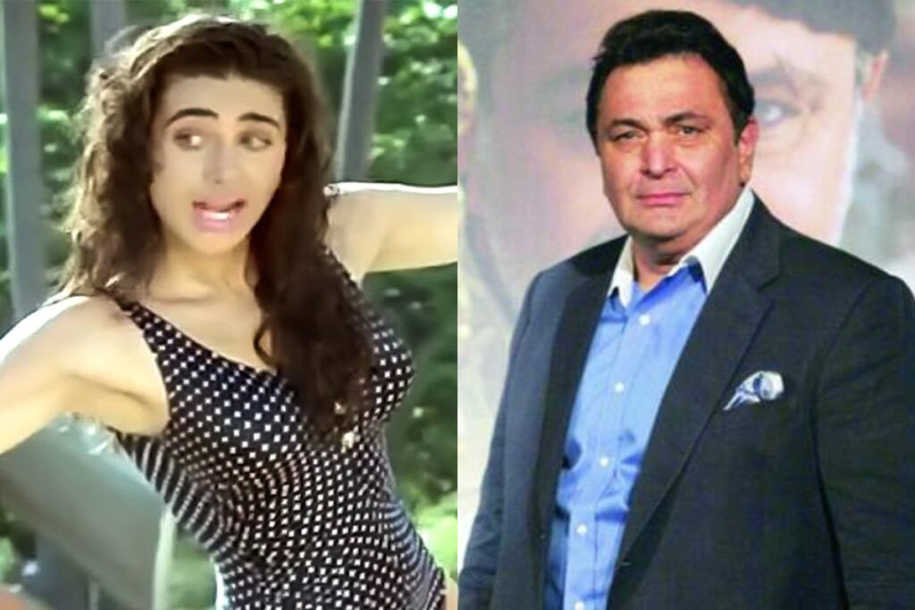 karisma kapoor and Rishi Kapoor