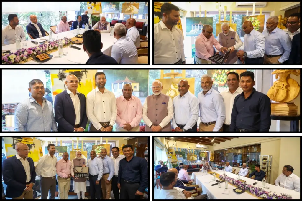 PM-with-Srilankan-Team