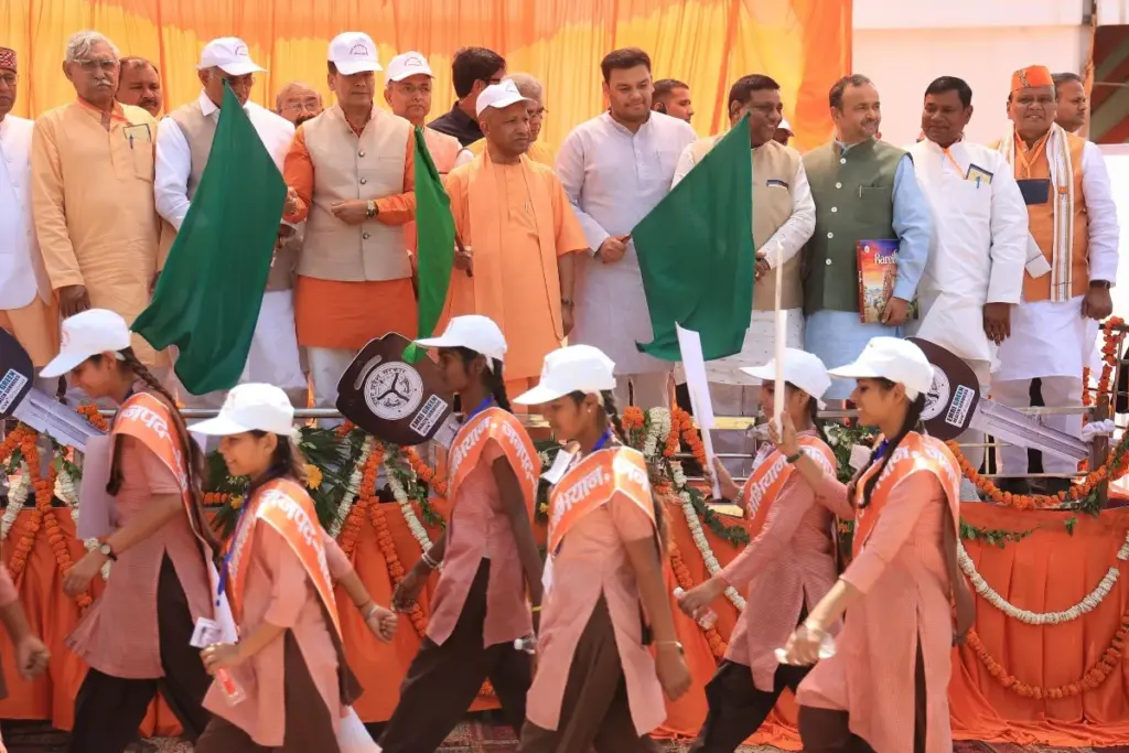 UP CM Yogi in Bareilly