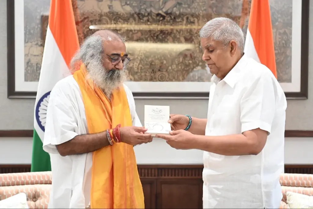 Acharya Pramod Krishnam, Jagdeep Dhankhar