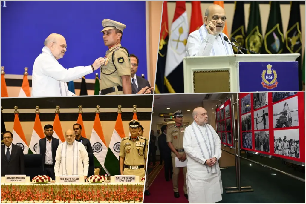 Amit Shah BSF Award Ceremony 2025