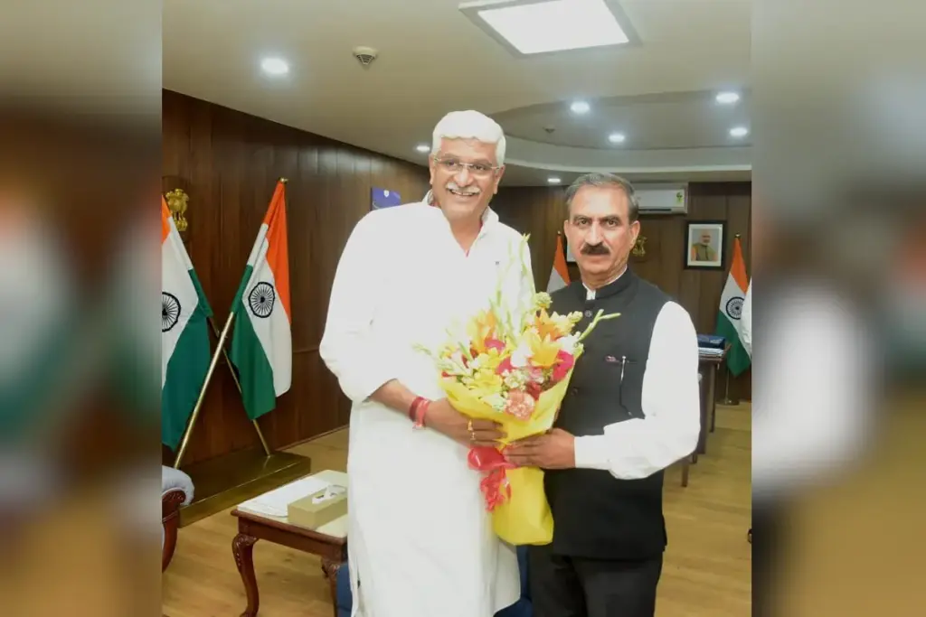 CM Sukhvinder Sukhu Gajendra Singh Shekhawat