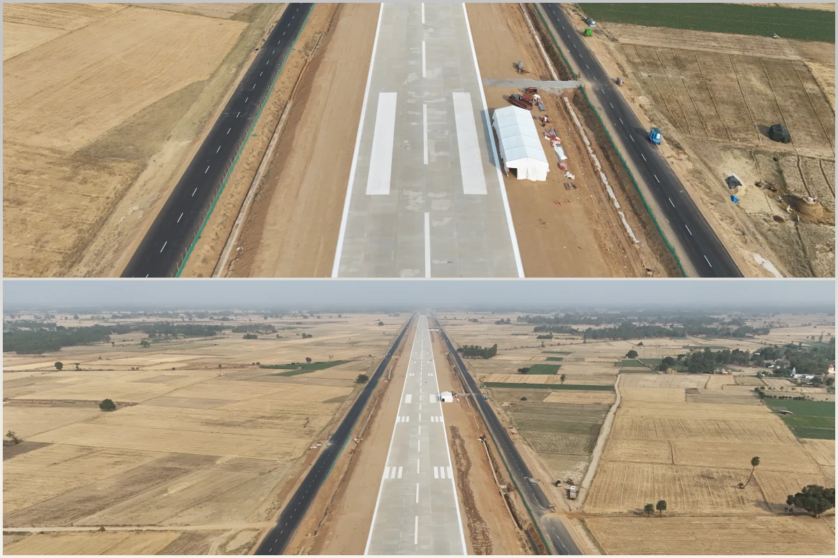 IAF conducts flypast on the Ganga Expressway in UP