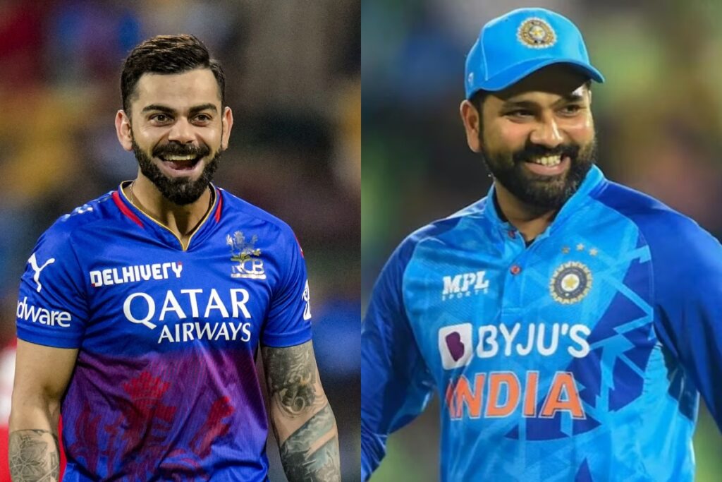 Indian cricketers on army