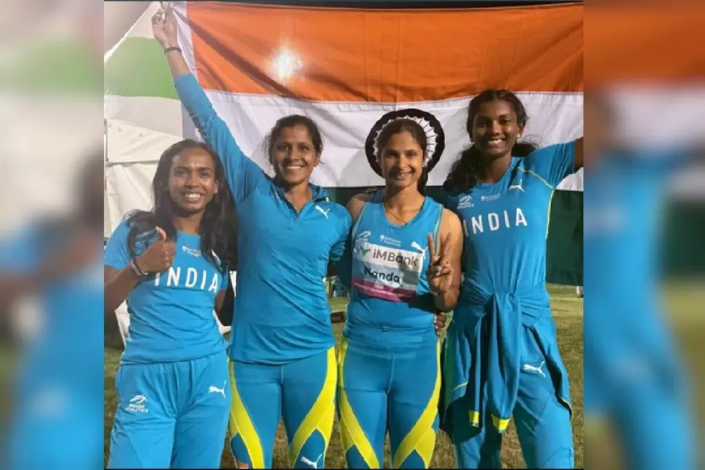 Indian runners won silver medal in Asian Championship