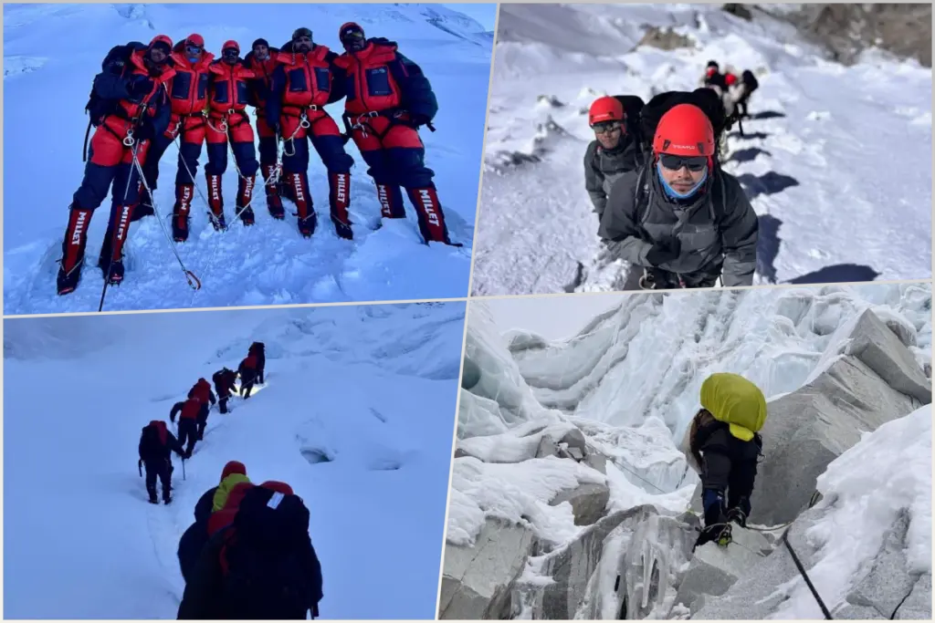 Joint team of Indian and Nepali Army summits Mt Kanchenjunga