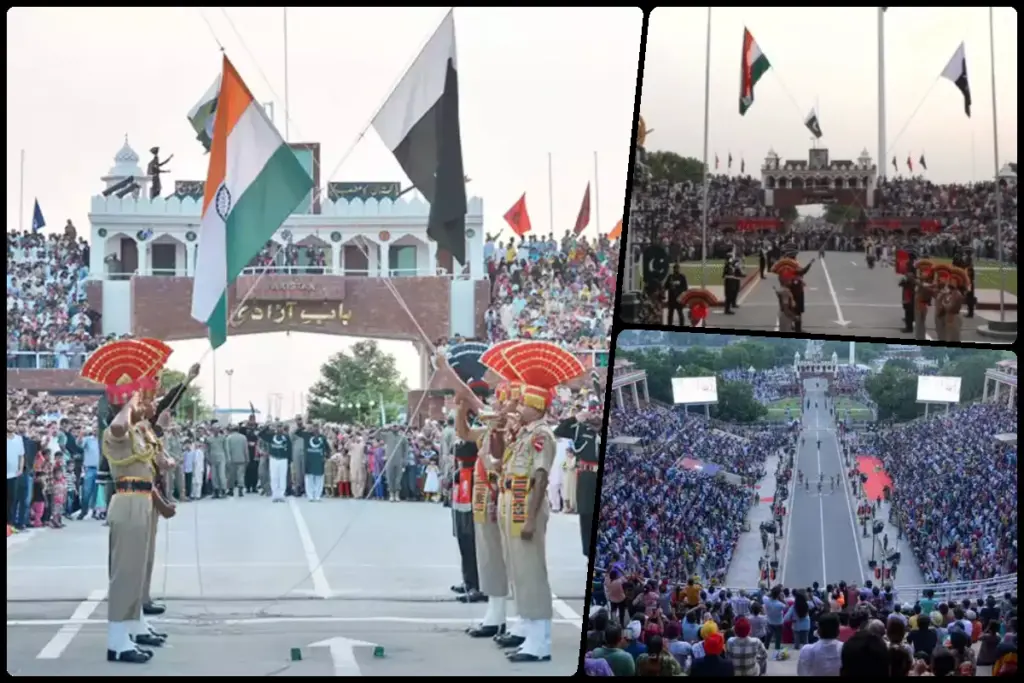 Retreat ceremony, Attari-Wagah border