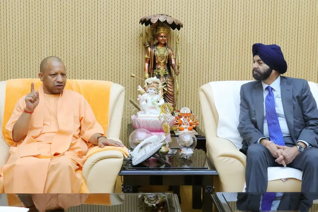 World Bank chief Ajay Banga meets UP CM Yogi Adityanath