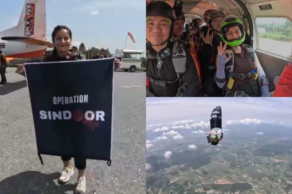 Anamika Sharma skydive