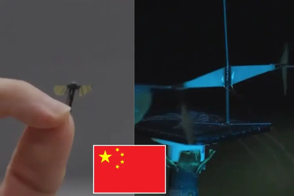 China reveals mosquito sized drone