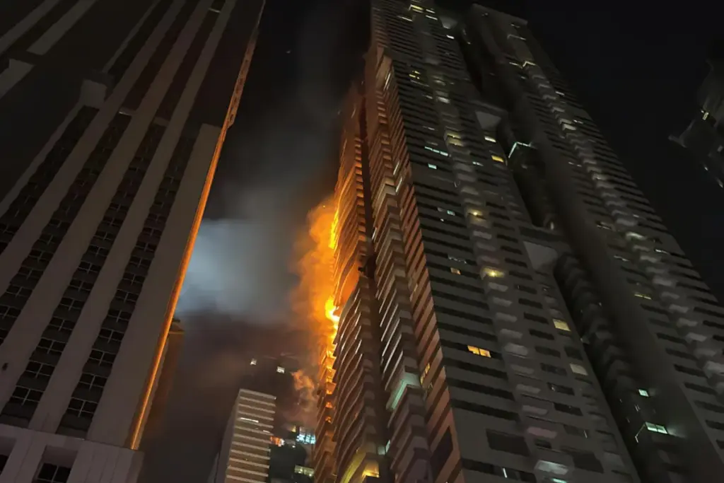 Dubai Marina Tower Fire