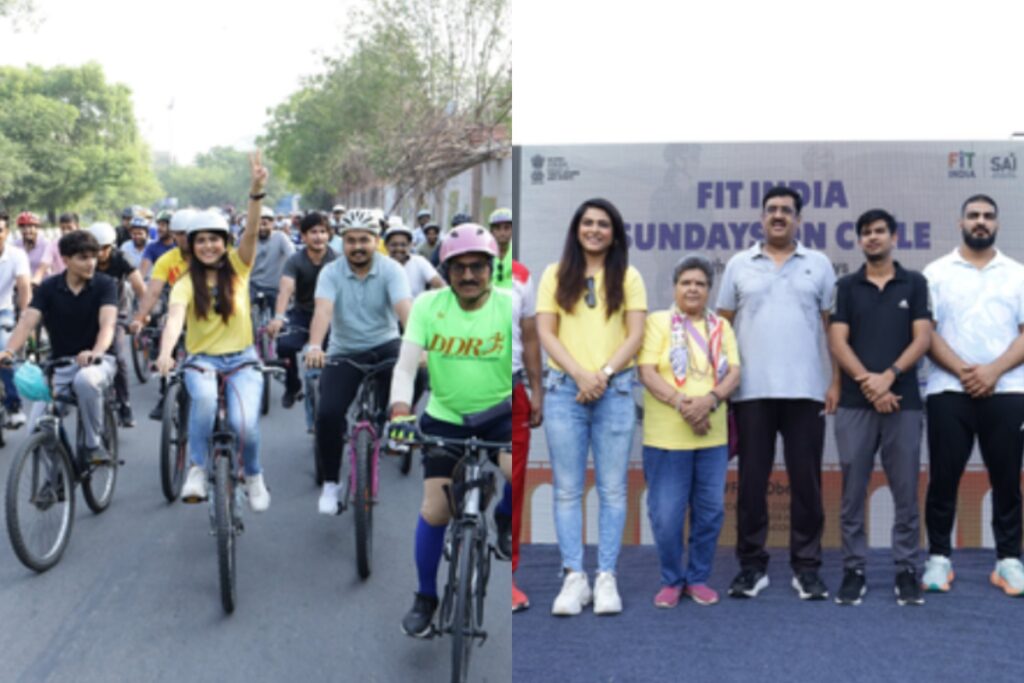 Fit India Sundays on Cycle