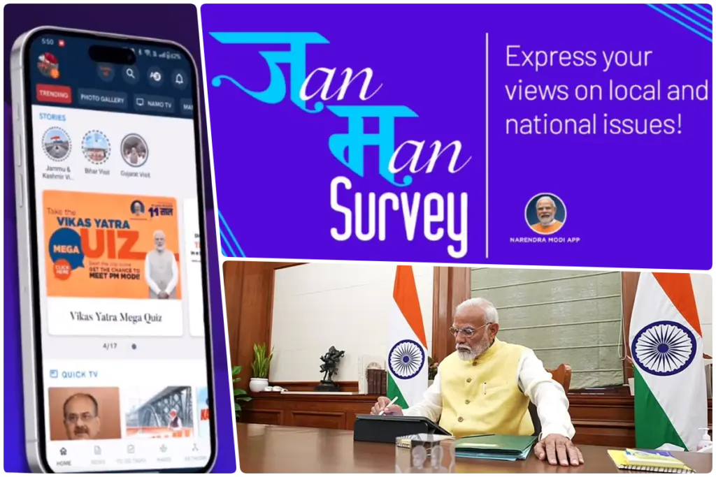 NaMo App Jan Man Survey PM Modi
