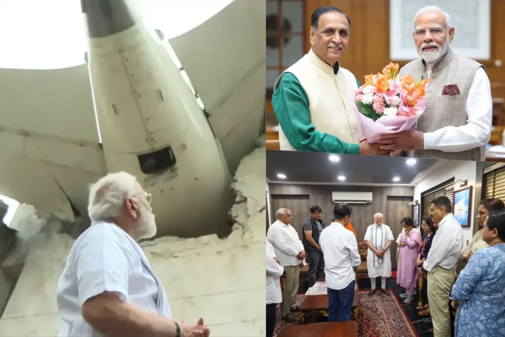 PM Modi Ahmedabad Plane Crash