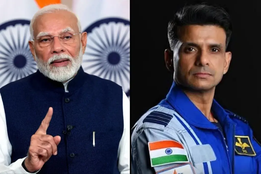 PM Modi Interacts With Group Captain Shubhanshu Shukla