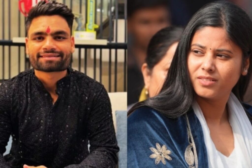 Rinku Singh and Priya Saroj Engagement