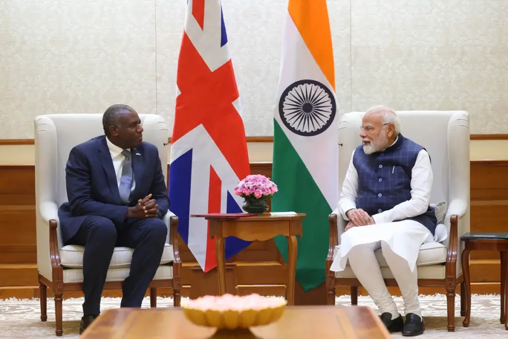 UK Foreign Secy meets PM Modi