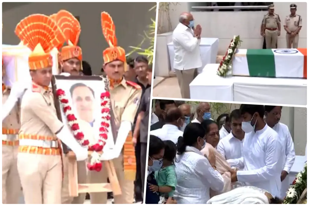 Vijay Rupani Funeral