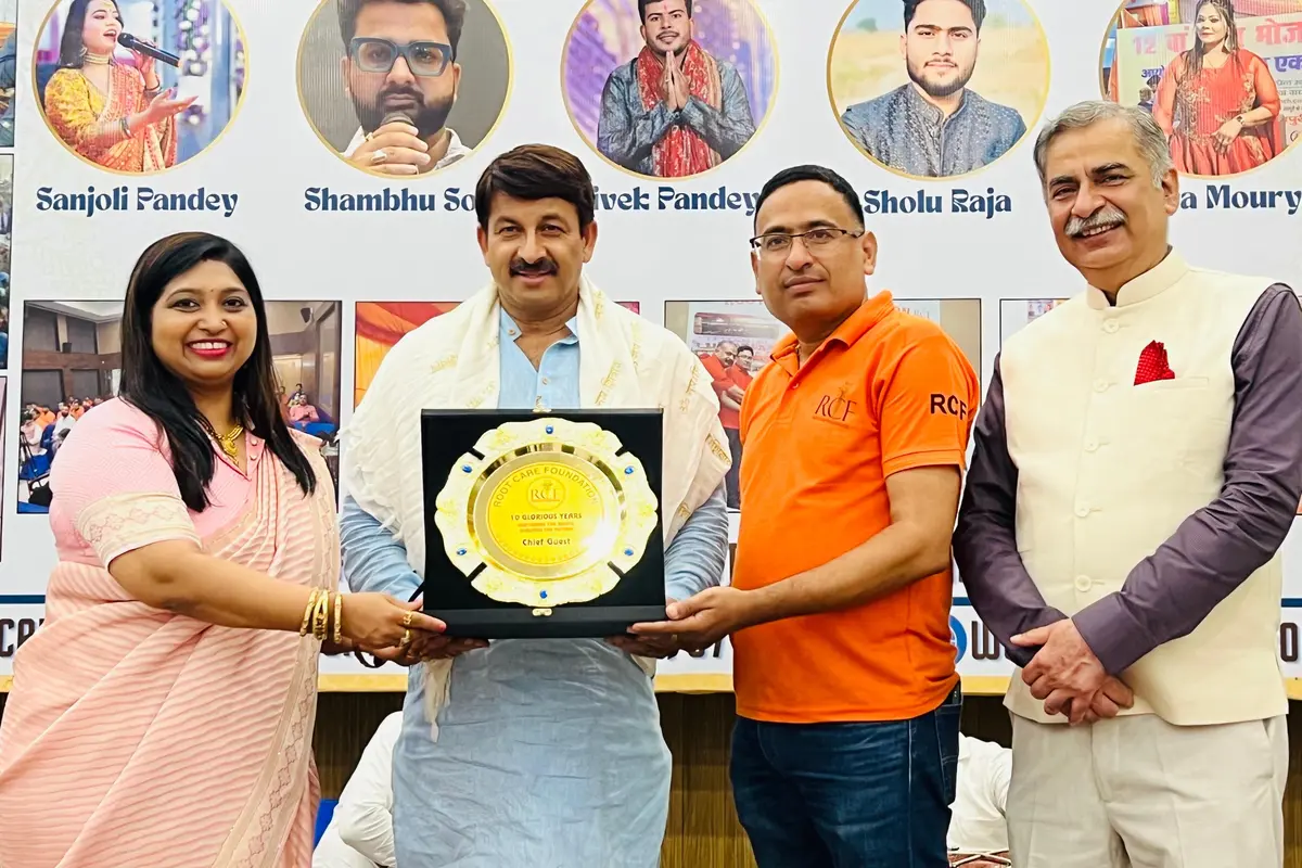 root care foundation-manoj tiwari